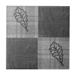 Carreau Automne 4 coins Design Gris Tons