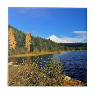 Carreau Automne au lac Trillium, OR