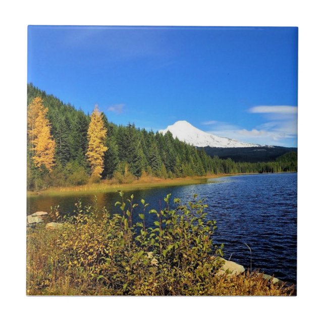 Carreau Automne au lac Trillium, OR (Devant)