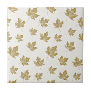 Carreau Automne De L'Automne Laisse Motif. Carrelage en cé