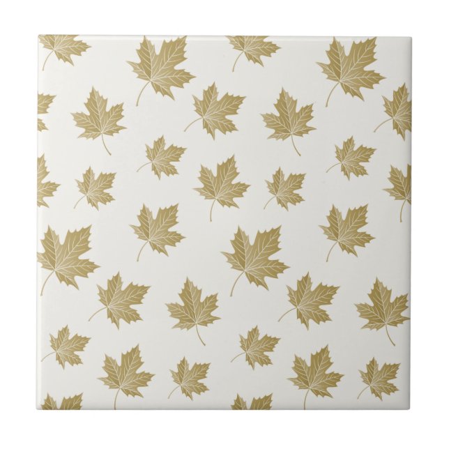 Carreau Automne De L'Automne Laisse Motif. Carrelage en cé (Devant)