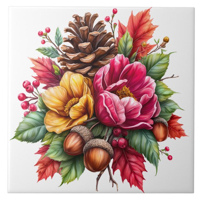Carreau Automne Floral (Devant)