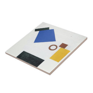 Carreau Autoportrait bidimensionnel de Kazimir Malevich-