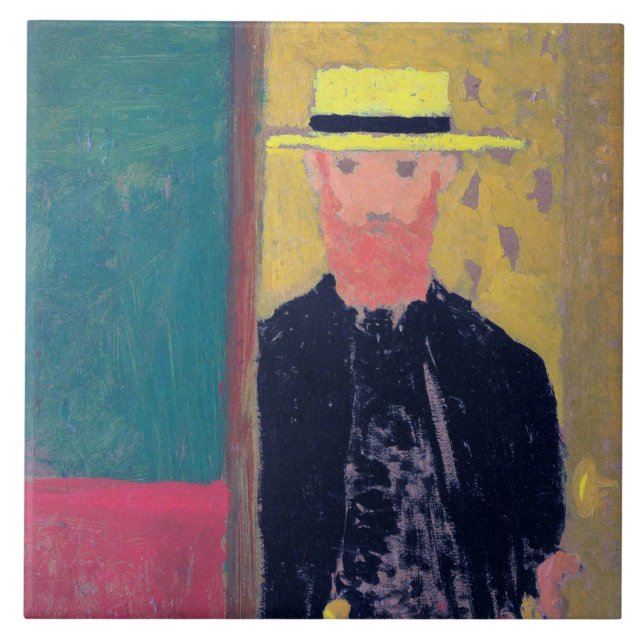 Carreau Autoportrait (homme porteur), Edouard Vuillard (Devant)