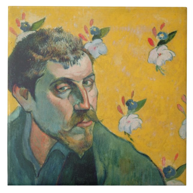 Carreau Autoportrait, Les Misérables, 1888 (huile sur toil (Devant)