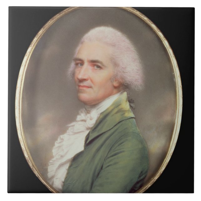 Carreau Autoportrait miniature (Devant)