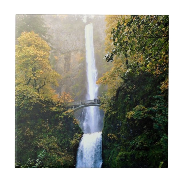 Carreau Autumn at Multnomah Falls (Devant)
