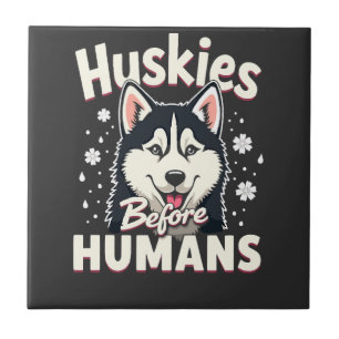 Carreau Aventure de traîneau à chiens Équipe de Husky Hive