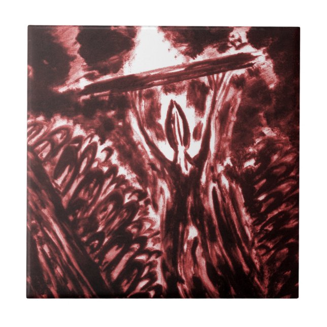 Carreau Avertir le mal (Devant)