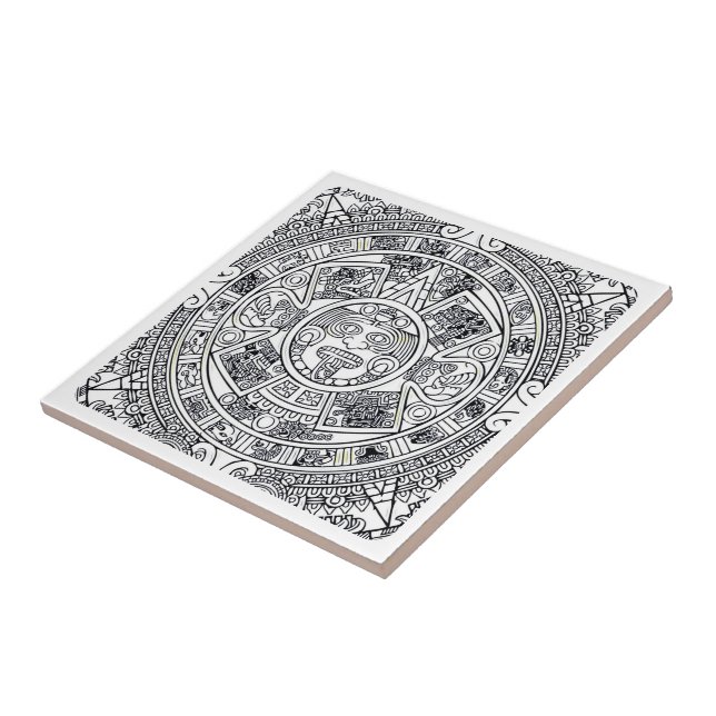 Carreau AZTEC OU MEXICA mexicaine, (Côté)