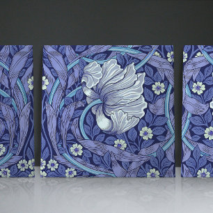 Carreau Azulejo Blue Pimpernel Seamless 1/2 William Morris