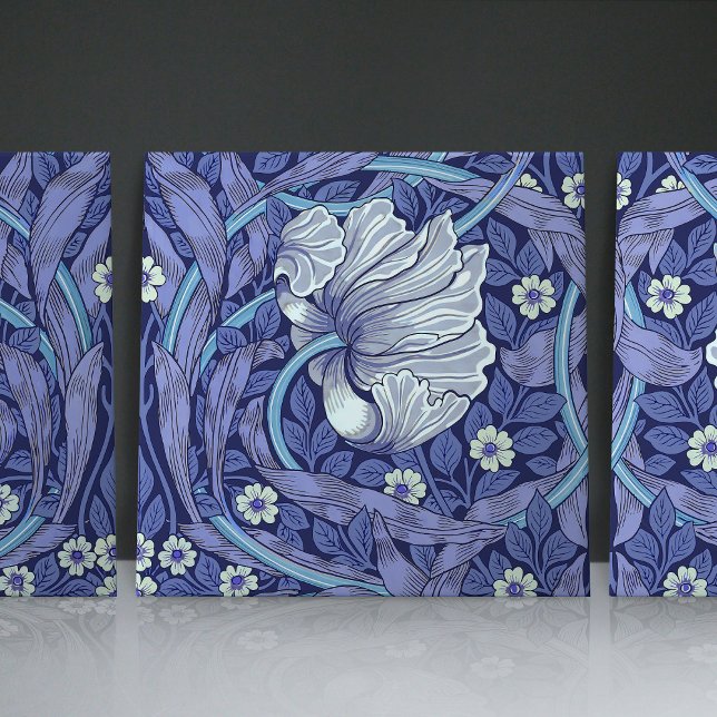 Carreau Azulejo Blue Pimpernel Seamless 1/2 William Morris (Créateur téléchargé)