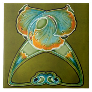 Carreau Azulejo Carrelage Art nouveau cheminée décorative