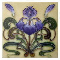 Azulejo Carrelage Art nouveau cheminée décorative