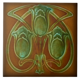 Carreau Azulejo Carrelage Art nouveau cheminée décorative