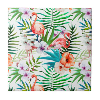 Carreau Azulejo elegant and modern tropic pattern