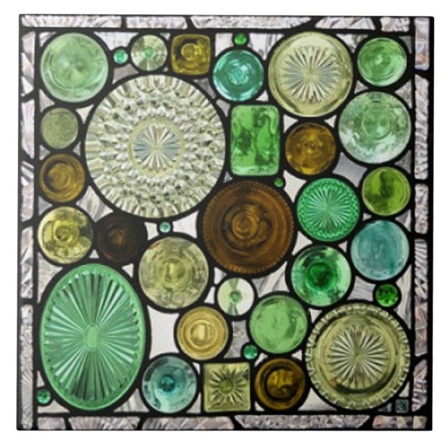 Carreau Azulejo exclusif vitrail (Devant)