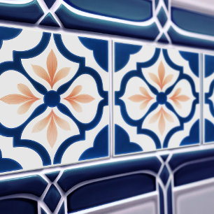 Carreau Azulejo Lisbon Motif Décor Céramique Talavera