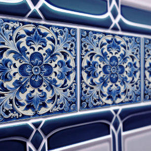 Carreau Azulejo Lisbonne motif Talavera Design céramique