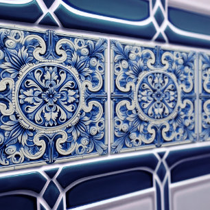 Carreau Azulejo Lisbonne motif Talavera Design céramique
