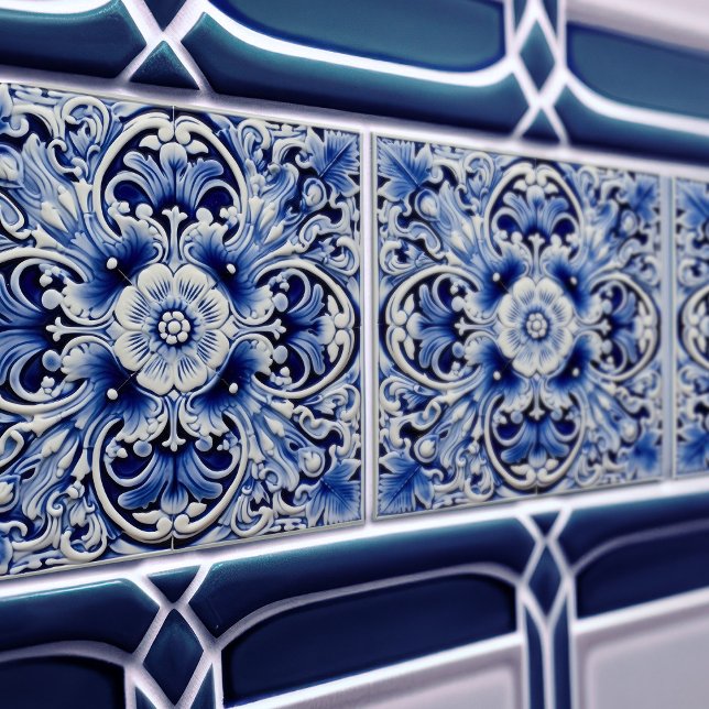 Carreau Azulejo Lisbonne motif Talavera Design céramique (Créateur téléchargé)