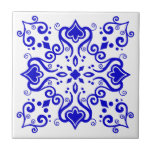 Carreau Azulejo Portugais Bleu Bleu Bleu Bleu Bleu Bleu A0<br><div class="desc">Elégant original Azulejo Portugais méditerranéen Traditionnel mais toujours de style moderne carrelage motif en céramique bleu sur un arrière - plan blanc. Idéal pour un design d'intérieur ou une sensation d'arrière-plan en bord de mer. Vous pouvez vérifier à quoi ressemble le motif lorsque les tuiles sont assemblées sur ce lien...</div>
