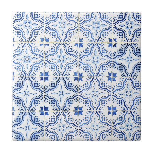 Carreau Azulejos, Portuguese Tiles (Devant)