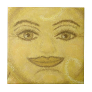 Carreau B2 - peinture murale de Sunface, centre - B2