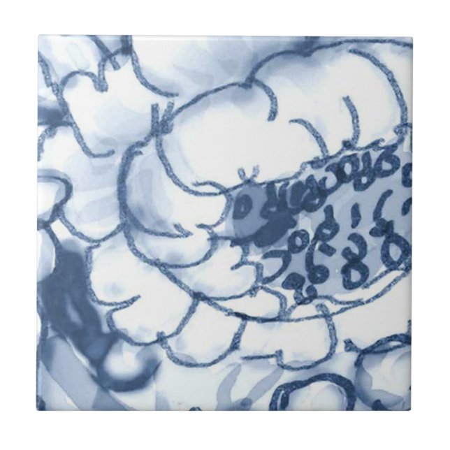 Carreau B3 - Tuile murale de panier de Delft - B3 (Devant)