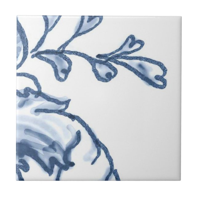 Carreau B6 - Tuile murale de panier de Delft - B6 (Devant)