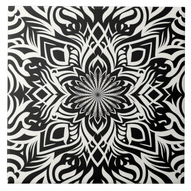Carreau B&W Harmony (sans bordure) (Devant)