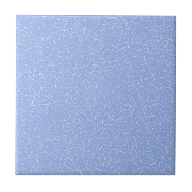 Carreau Baby Blue Crackle Glaze Solid Color Tile (Devant)