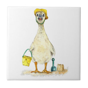 Carreau Baby Gosling on the Beach