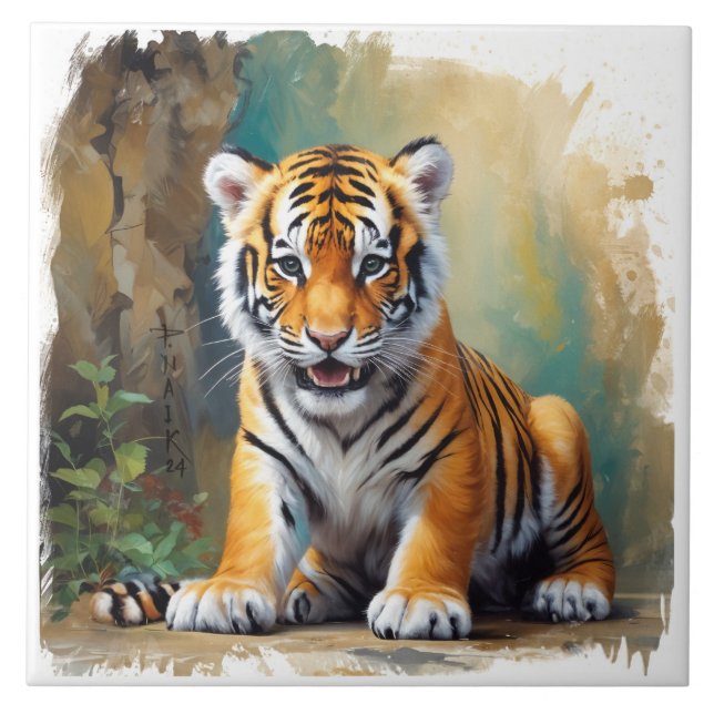 Carreau Baby Tiger (Devant)