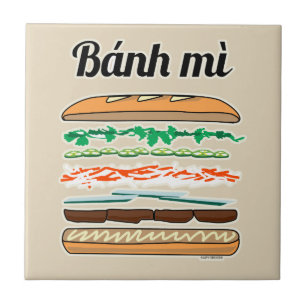 Carreau Baguette vietnamienne de pain français de sandwich