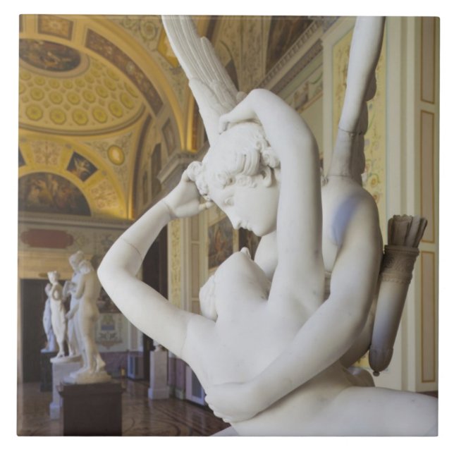 Carreau Baiser de Cupidon et Psyché, par Antonio Canova (Devant)