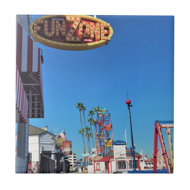 Carreau Balboa Fun Zone, Newport Beach, Californie (Devant)