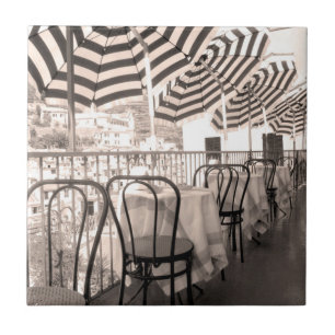 Carreau Balcon de restaurant pittoresque, Italie