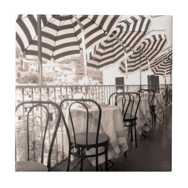 Carreau Balcon restaurant pittoresque, Italie (Devant)