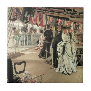 Carreau Balle à bord par James Tissot, Art victorien