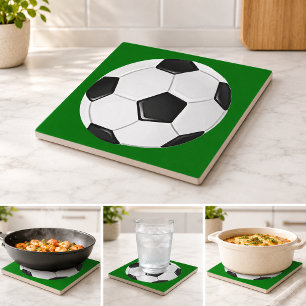 Carreau Balle de football américain ou de football associa