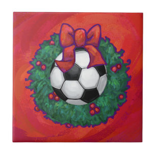 Carreau Balle de football Noël