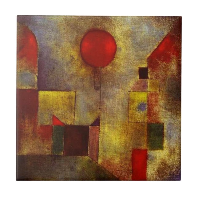 Carreau Ballon de rouge de Paul Klee (Devant)