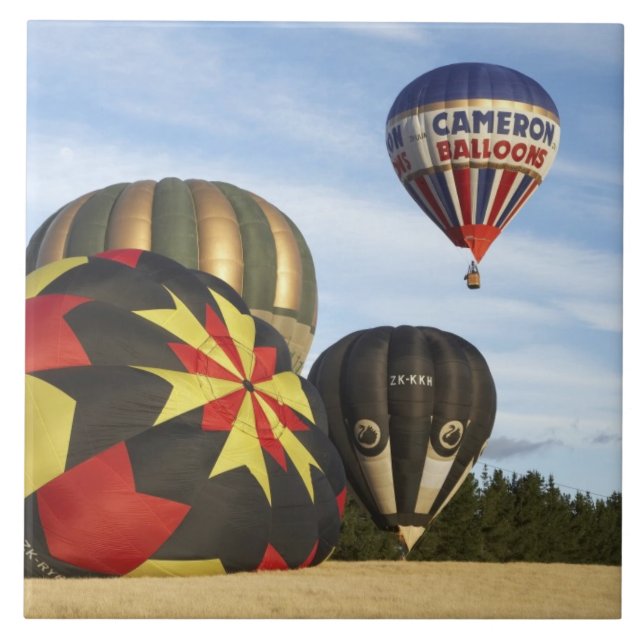 Carreau Ballons à air chaud près de Wanaka, île du Sud, No (Devant)