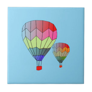 Carreau - Ballons à Air Chaud Rayés