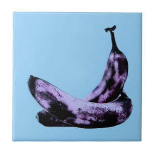 Carreau Bananes roses Pop Art