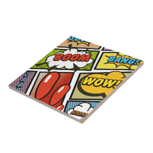 Carreau Bande dessinée polices de dessins animés!