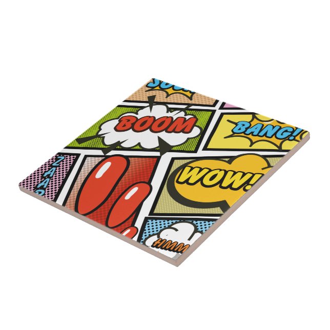 Carreau Bande dessinée polices de dessins animés! (Côté)