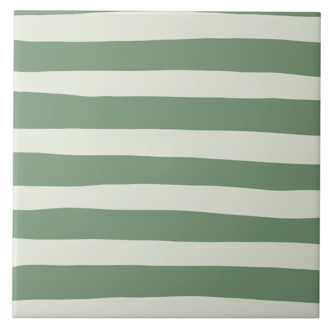 Carreau Bandes inégales - Vert (Devant)