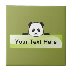 Carreau Bannière Panda